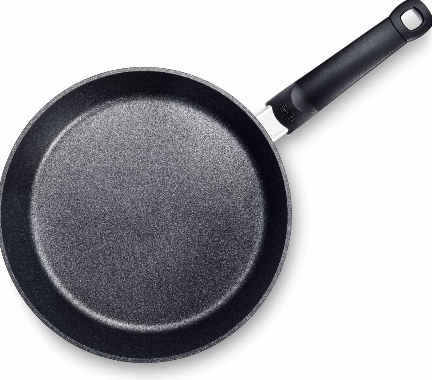 Fissler Adamant Comfort - Set di padelle, 4 pezzi, 2 padelle da 24 e 28 cm, con coperchi in vetro, padelle in alluminio rivestito, antiaderente, antigraffio, compatibile induzione