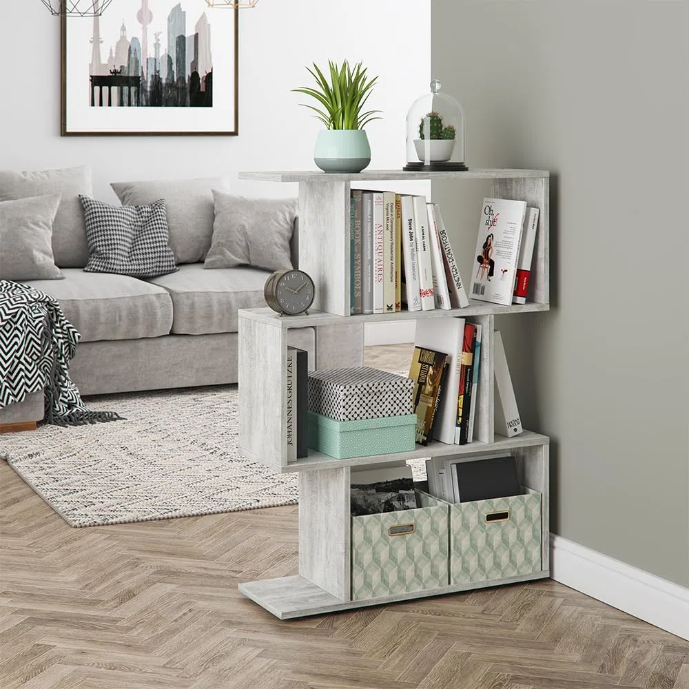 Vicco Divisorio per ambienti Levio, Grigio, 70 x 97.4 cm, per una suddivisione flessibile degli spazi e un utilizzo su entrambi i lati