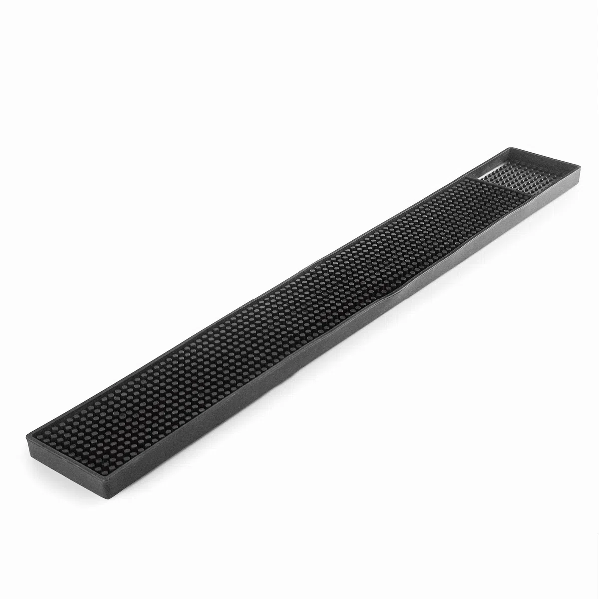 Lacor - 62628-100% Non-Slip Thermoplastic Rubber Bar Mat, Avoid Cocktail or Drinks, BPA Free, Measurements 60 x 8 x 1.8 cm, Black