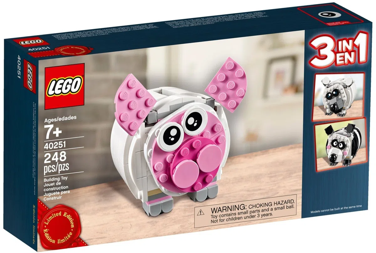 Lego Mini Salvadanaio Maiale