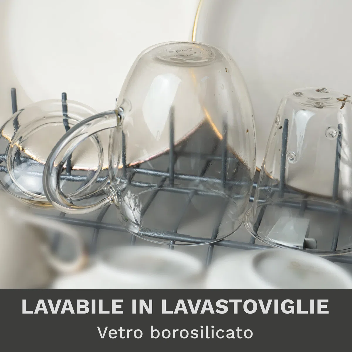 Creano Bicchiere da Tè Sfuso Tutto in Uno da 400 ml, Grande Tazza da Tè con Filtro in Vetro e Coperchio in Vetro, Teiera in Attraente Confezione Regalo Trasparente 1 Pezzo (Confezione da 1)