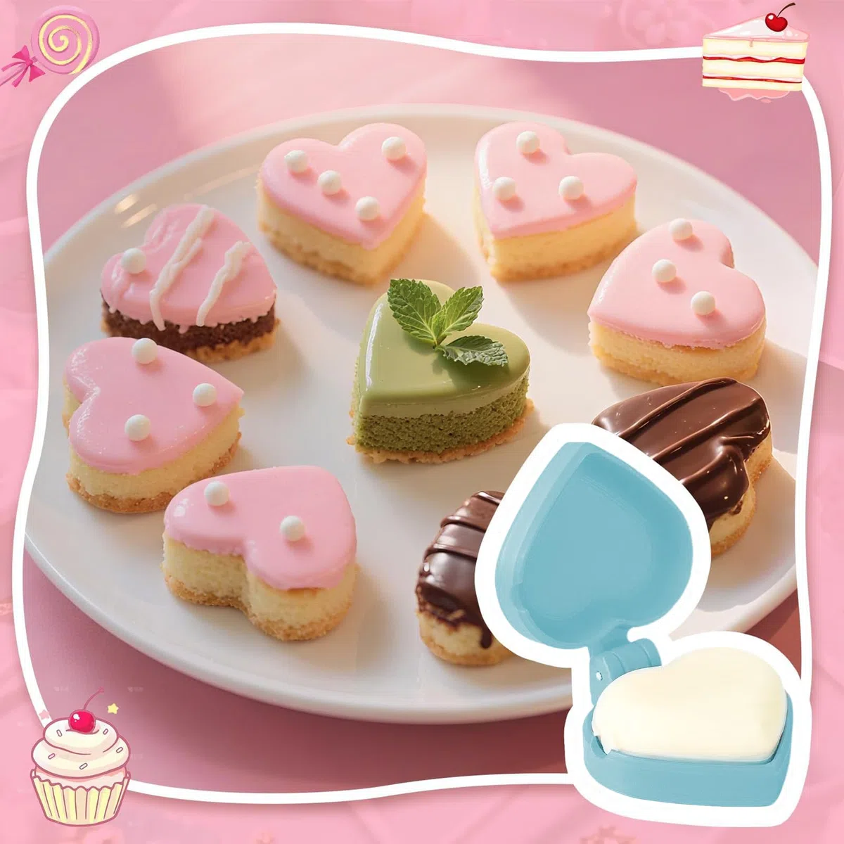Migliora le esperienze di pasticceria: crea facilmente bellissimi capolavori di dessert con l' di questo stampo, ideale per pasta di biscotti e da pasticceria, offrendo un fascino di q
