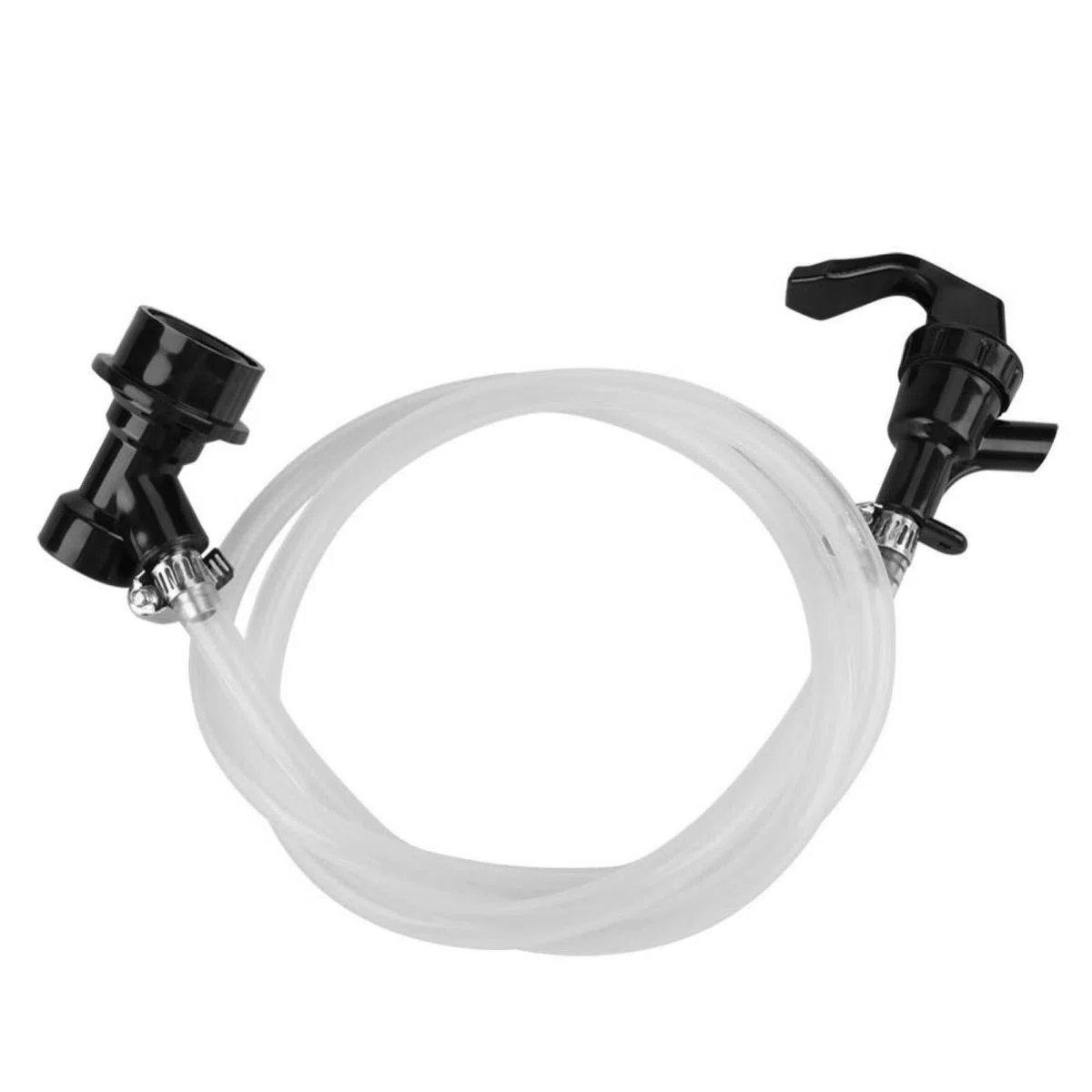 Party Beer Tap, 50/100cm Beer Line con Party Picnic Tap e Ball Lock Disconnect per Beer Keg(100 cm / 48 pollici)
