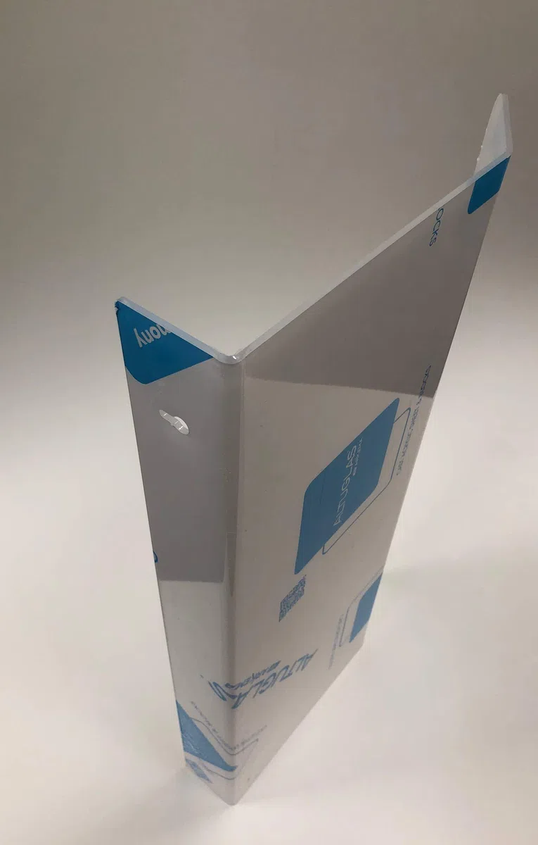 BHPSRL Deflettore aria condizionatori e split in plexiglass spessore 4 mm larghezza cm 80