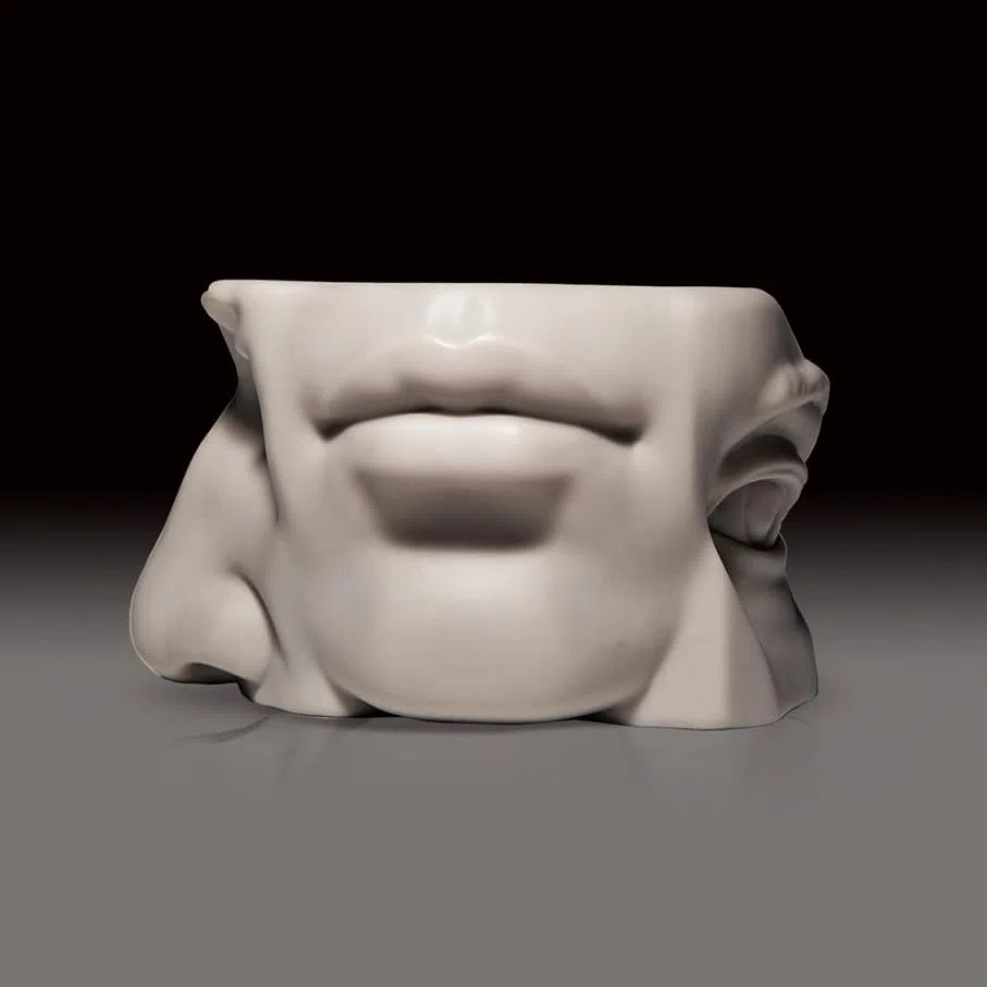 Scultura combinata con cinque caratteristiche facciali (occhi/naso/orecchie/bocca/sopracciglia tutto in uno) – strumento didattico artistico per schizzi, struttura della testa, antiurto e