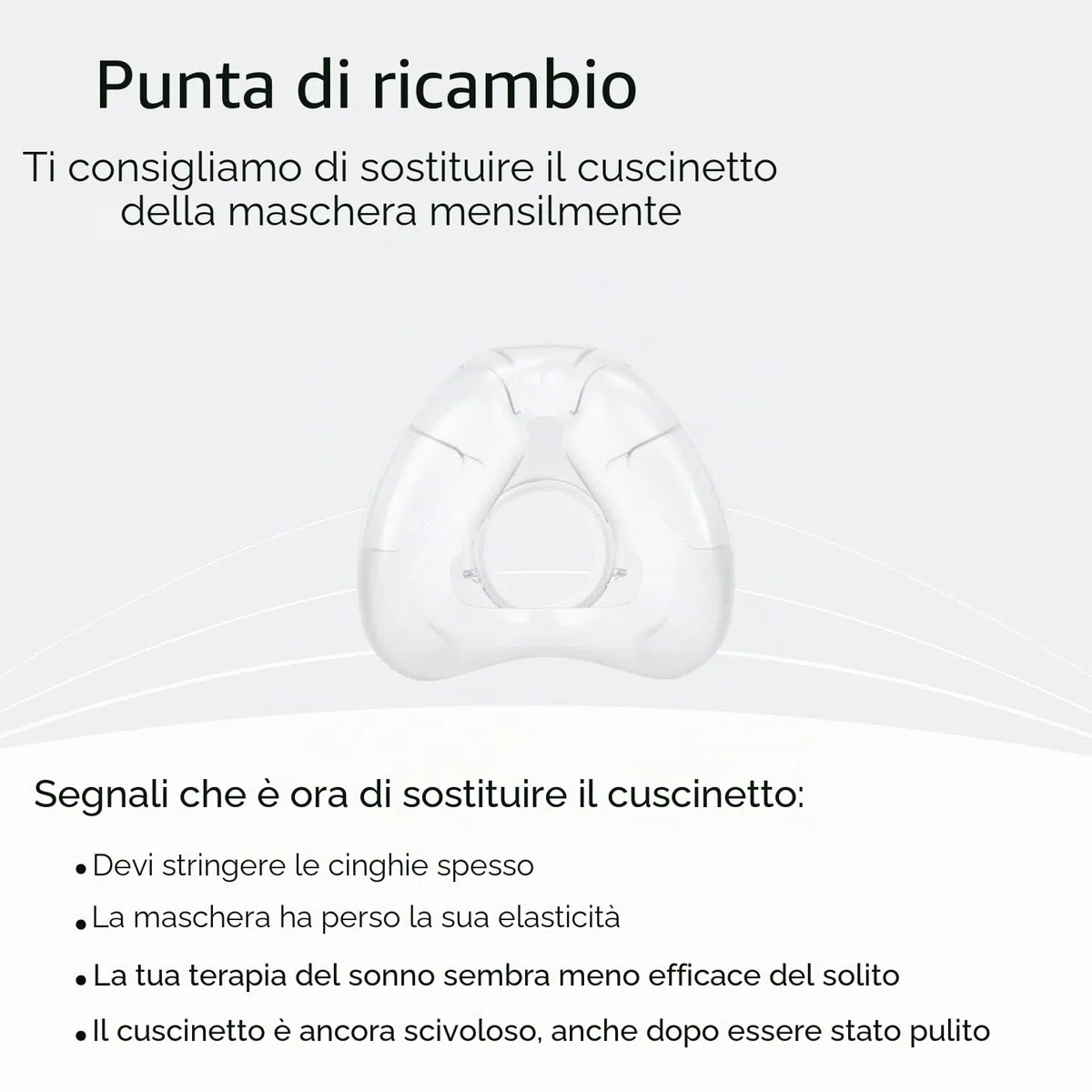 ResMed AirFit N20 - Cuscinetto per maschera nasale, misura media