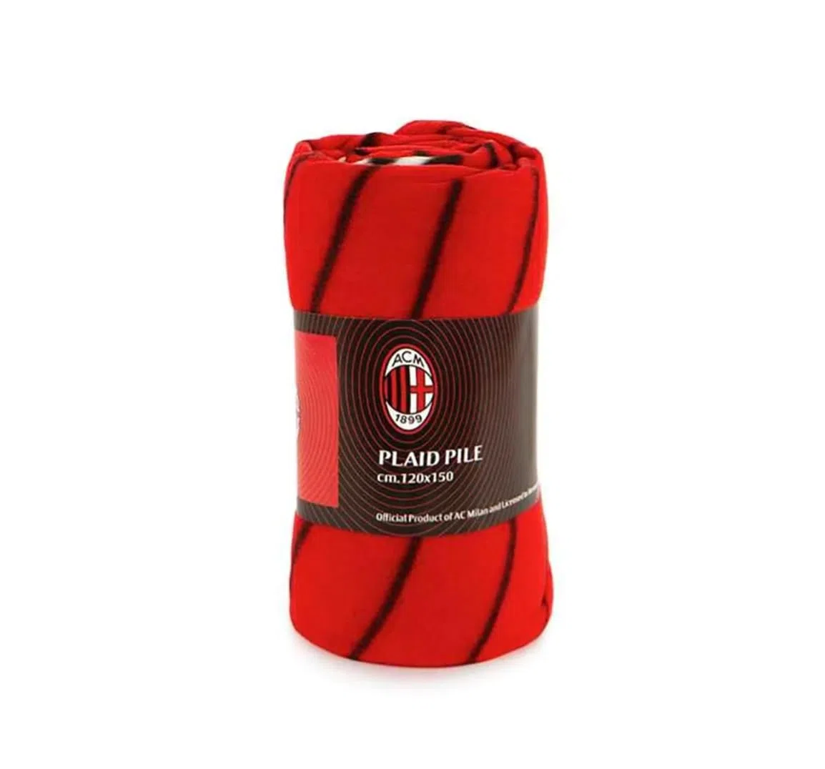 Plaid Pile Milan Morbida Coperta 120x150 cm Rosso Prodotto Ufficiale