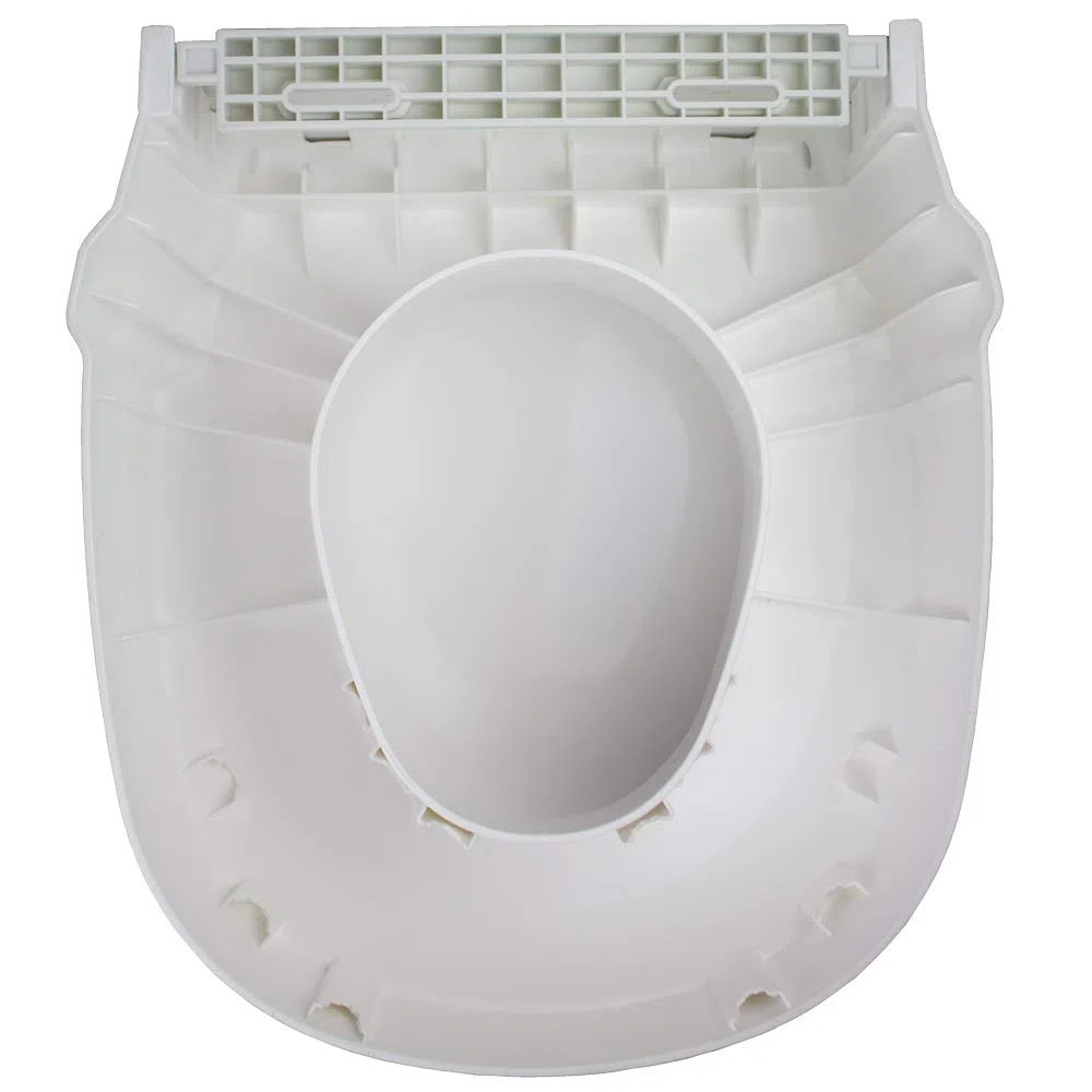 Invacare, Alzawater, Alzawater per disabili, Rialzo wc con coperchio, Regolabile in altezza, Bianco
