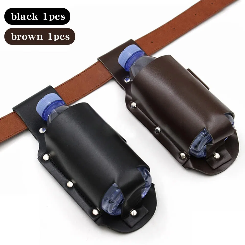 HUYIWEI Fondina per Birra Classica per Uomo,2 pezzi Fondina per Birra da Cowboy,Beer Holster Beer Belt come regalo per uomini, idee regalo per amici, papà, colleghi, barbecue party