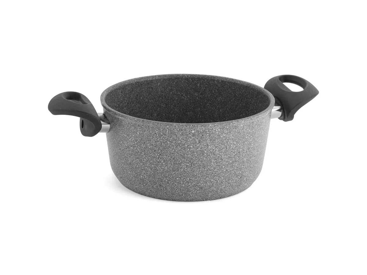 Ballarini Casseruola 2 Maniglie Cortina Granitium Induzione, 20 cm