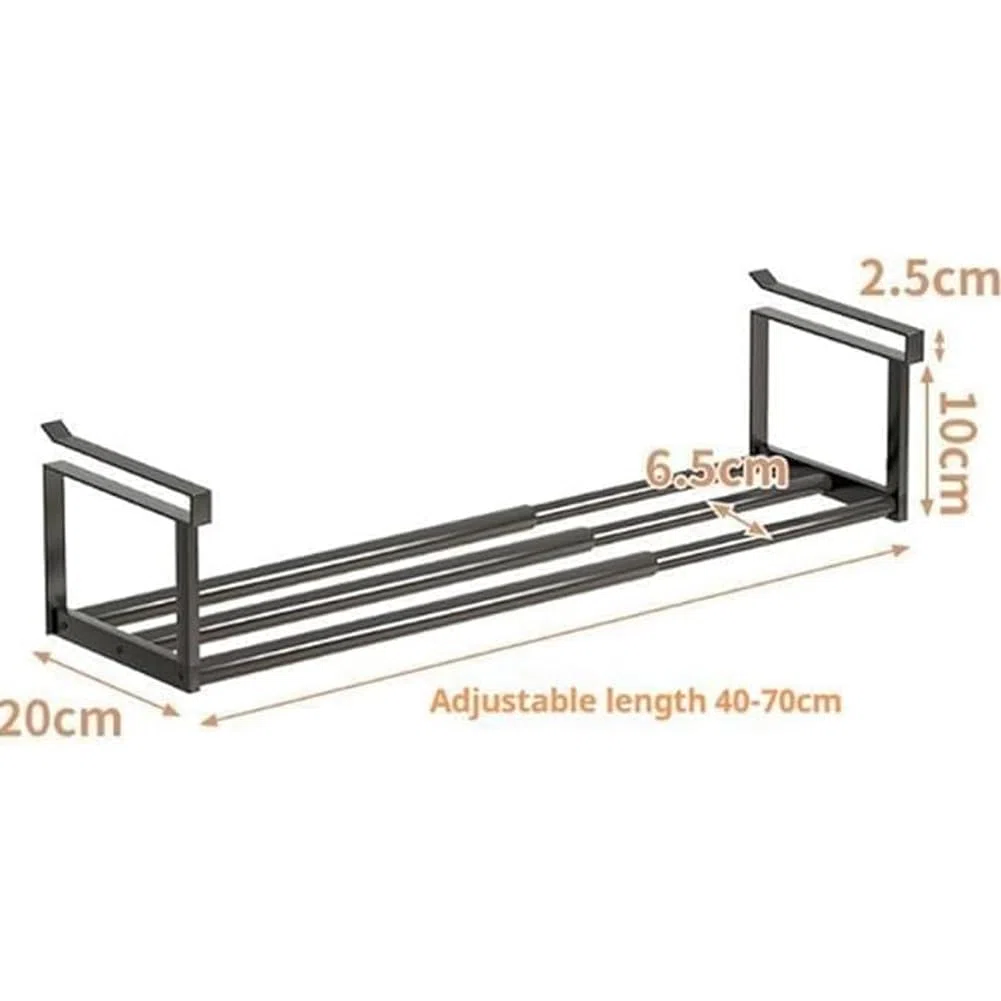 Slimdescent Cabinet Telescopic Shelf Shoes Rack, Retractable Expandable Shoe Rack Organizer for Closet, Upright Tall Skinny Slim Vertical Shoes Racks, Storage Narrow Standing Entryway(A#2PCS)