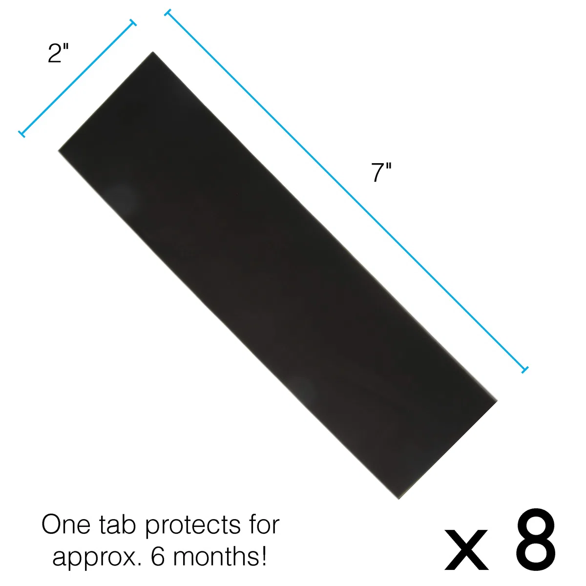 Shine Rite Strisce antiossidanti, 5,1 x 17,8 cm (confezione da 8)