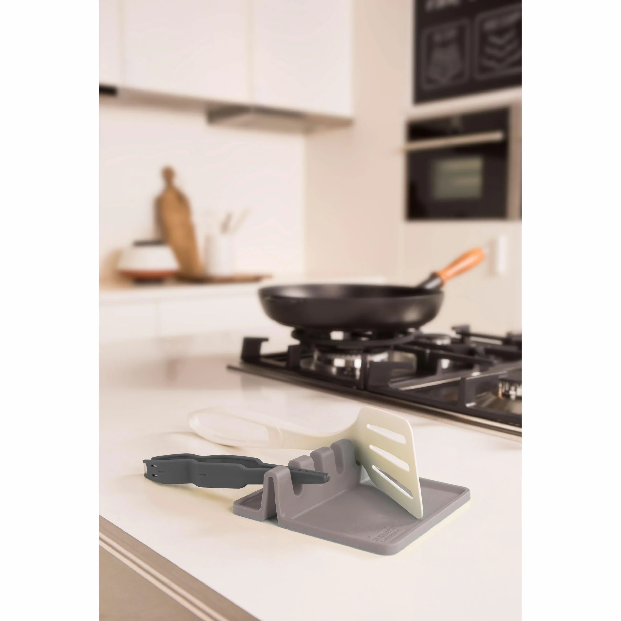 Vacuvin 7910400 Posamestoli 4 Posti Tomorrow's Kitchen in Silicone Grigio Antracite