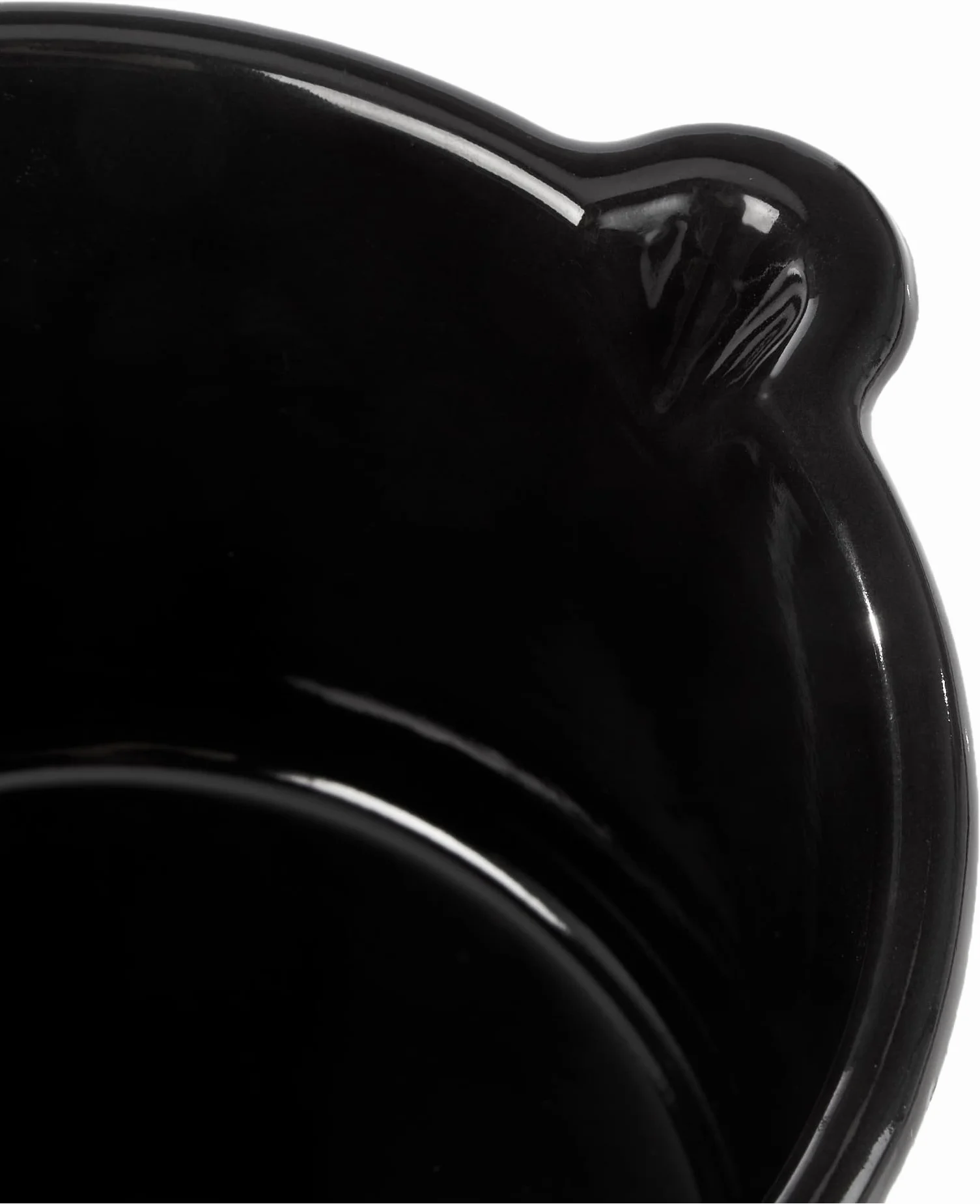 GSW 255141 Professionale Black Star Pentolino per Latte, Smalto, Nero, 14 cm