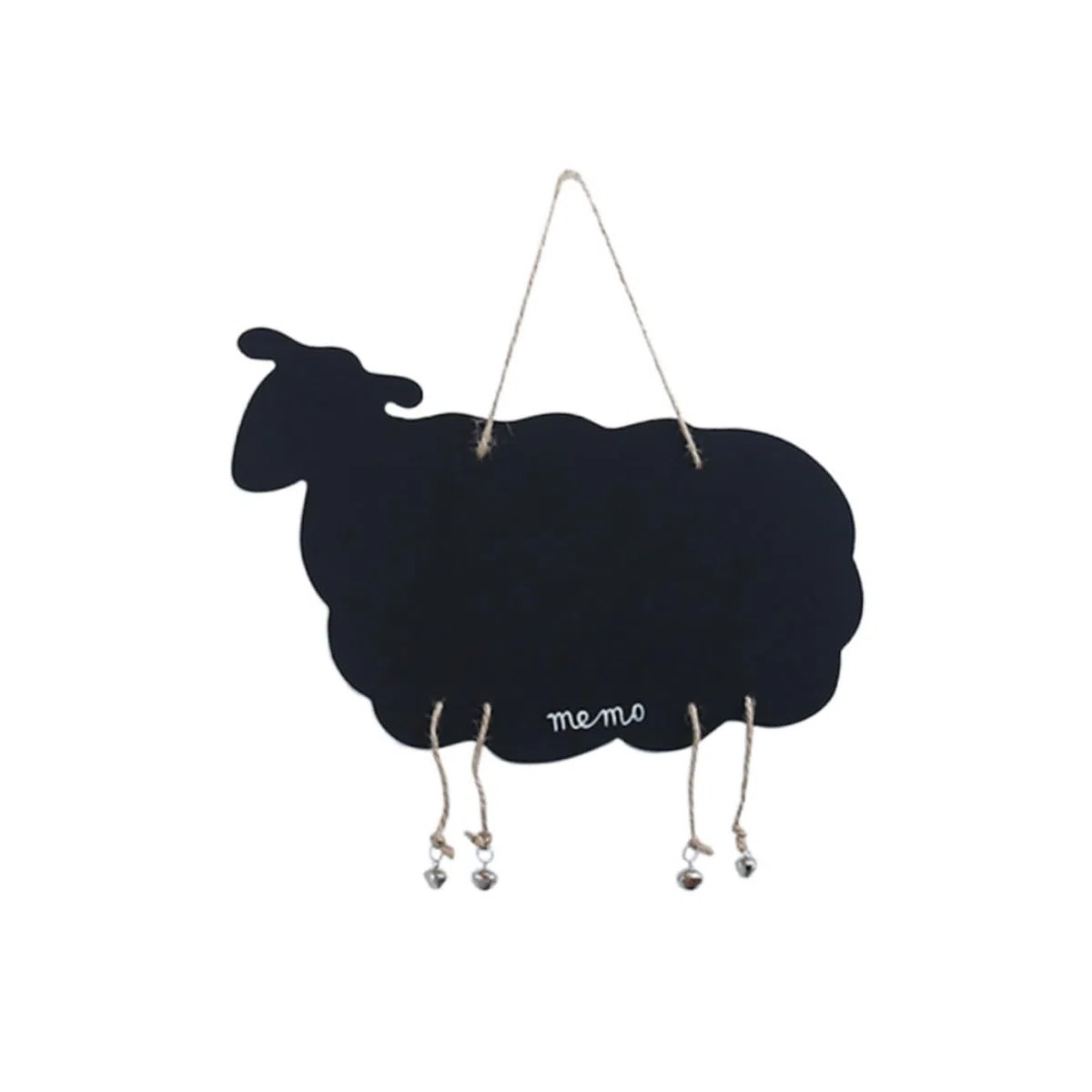 TOPBATHY Lavagna Doppia Faccia da Parete Nera in Plastica a Forma di Pecora Bacheca Messaggi Appesa e Uso come Accessorio Fotografico per Decorazioni Murali