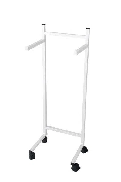 Set di 6 Sedie Pieghevoli con Carrello Assortiti in Acciaio - Bianco, Grigio e Nero