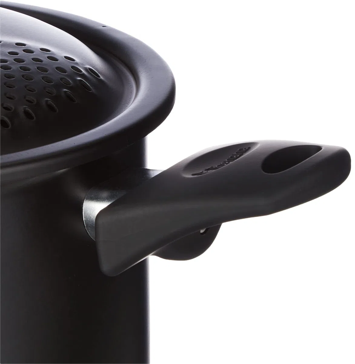 Tognana Rock In Black, Batteria di pentole e padelle, Set con 1 padella, 1 saltapasta, 2 casseruole, 1 pastaiola, 3 coperchi trasparenti, 8 Pezzi, Alluminio, Nero