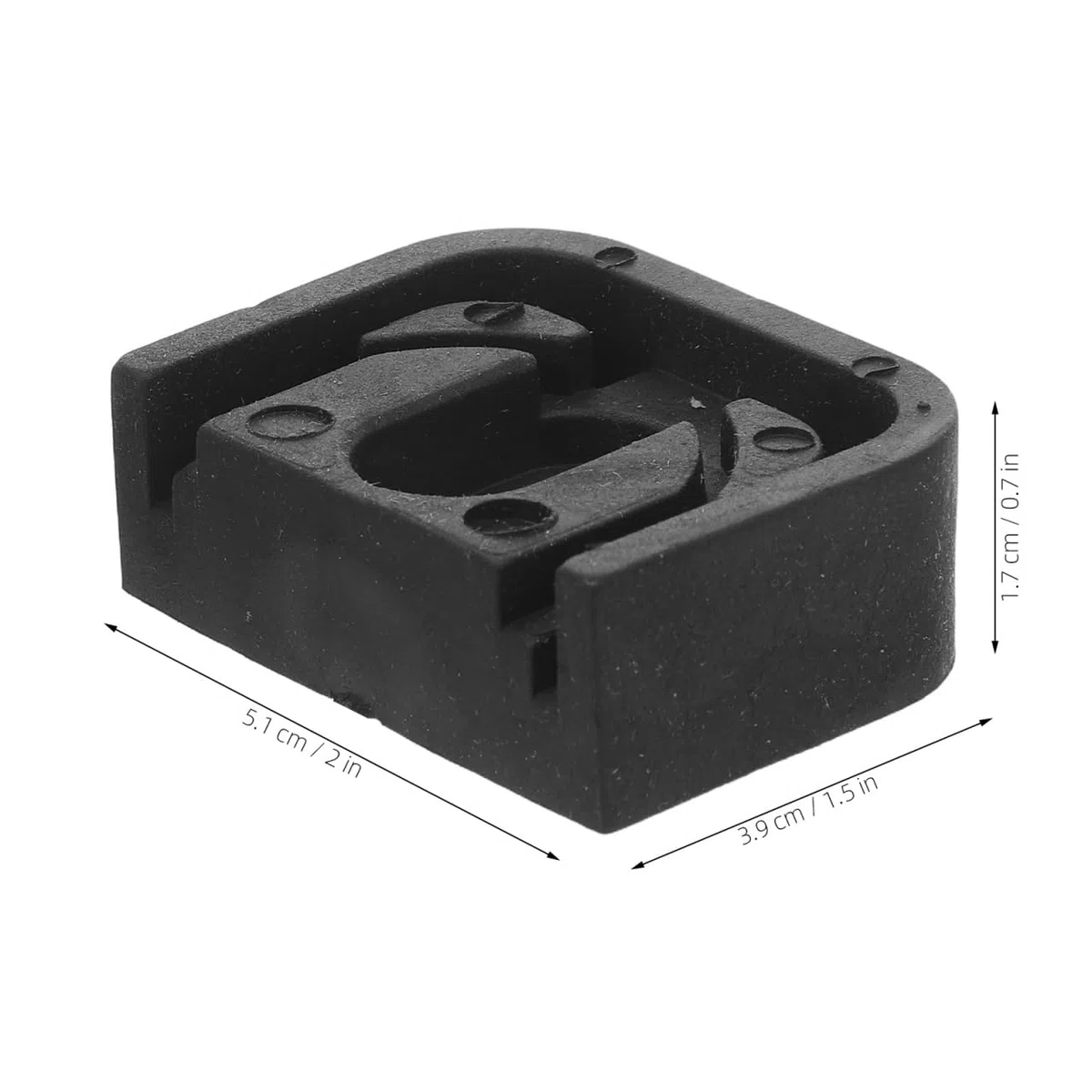 Amosfun Cuscinetti Antivibranti in Gomma Per Condizionatore D'Aria 2.0X1.5X0.67 Pollici Supporti Universali Per Unità Esterne Riduzione Vibrazioni E Rumore Installazione Facile E Sicura