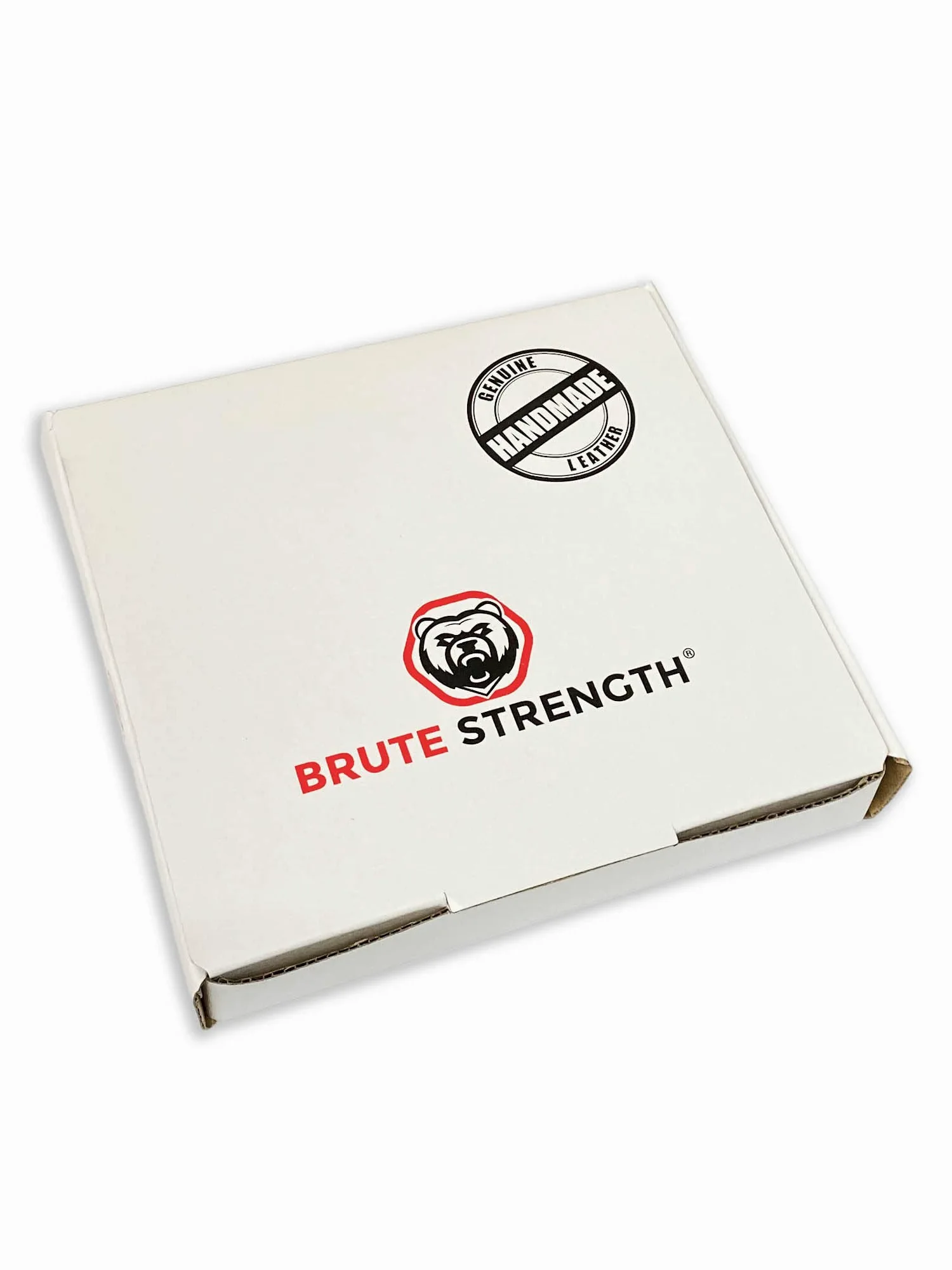 Brute Strength - Sottobicchieri in pelle pieno fiore - Nero - Rotondo - 6 pezzi - Sottobicchiere rotondo per vetro - Sottobicchieri per bevande - include il supporto