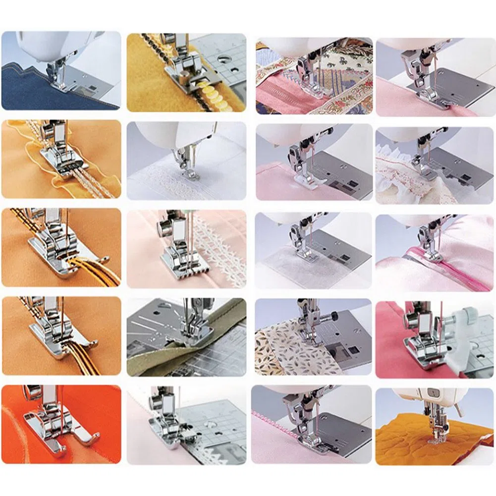 Kit 42 Piedini Macchina per Cucire Perfetto Accessori Patchwork Cucito al Piedino Compatibili la Singer/Baby Lock/Brother/Janome/Elna/New Home/Simplicity/Macchina Dopo L'Anno 1948