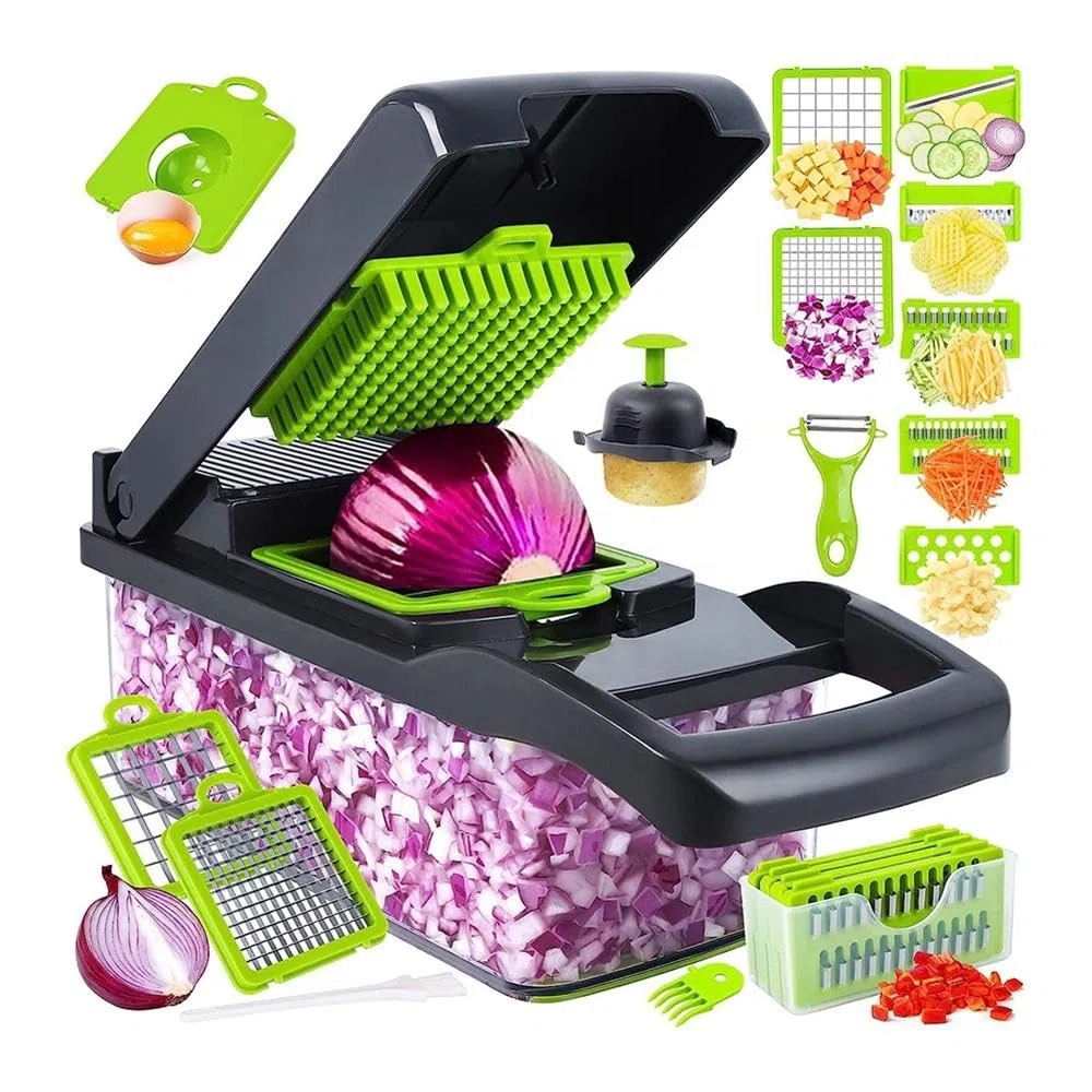 Kitchen Gadget Plastic Vegetable Chopper Manual Vegetable Cutter Fruit