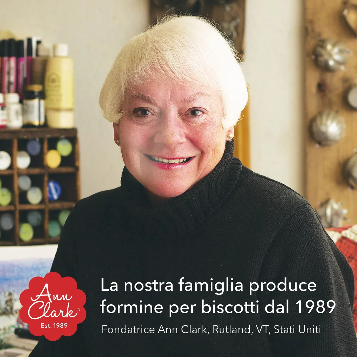 Formine per Biscotti Stampi a forma di sirena 3 Pezzi, Prodotto negli Stati Uniti da Ann Clark, forme di coda di Sirena, Stella Marina e Conchiglia