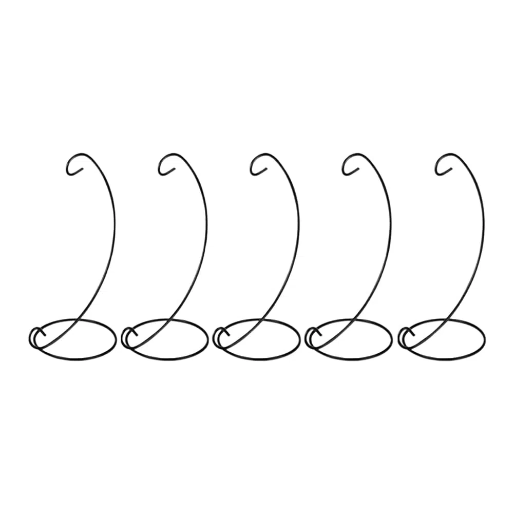 Iron Spiral Ornament Display Stand, Supporto per Piante, Ferro Appeso Stand Titolare Rack per Appendere Vetro, Globo Aria, Pianta, Terrario(5 pezzi)
