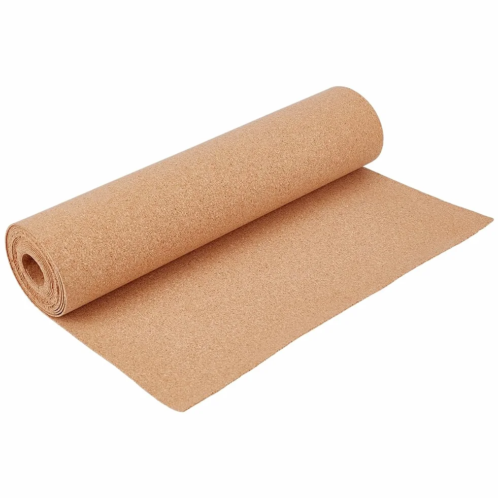 BENECREAT Rotolo di Sughero Da 5 m, Pannello di Sughero Naturale Largo 30cm per Decorazione Da Parete, Albo, Materiale In Sughero Non Adesivo, Forniture Artigianali Fai Da Te, 1mm di Spessore
