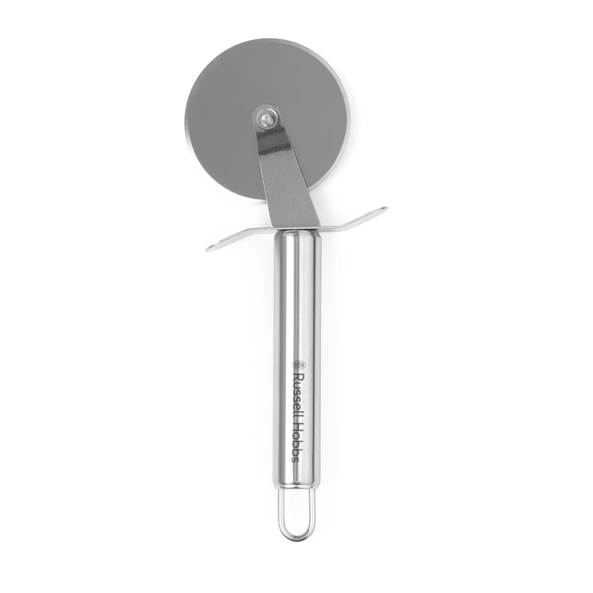 Russell Hobbs RH00124 - Set di articoli per cucina in acciaio inossidabile, argento, 4 pezzi,Comprende taglierina per pizza, frusta, pressa all'aglio e apribatti/lattine