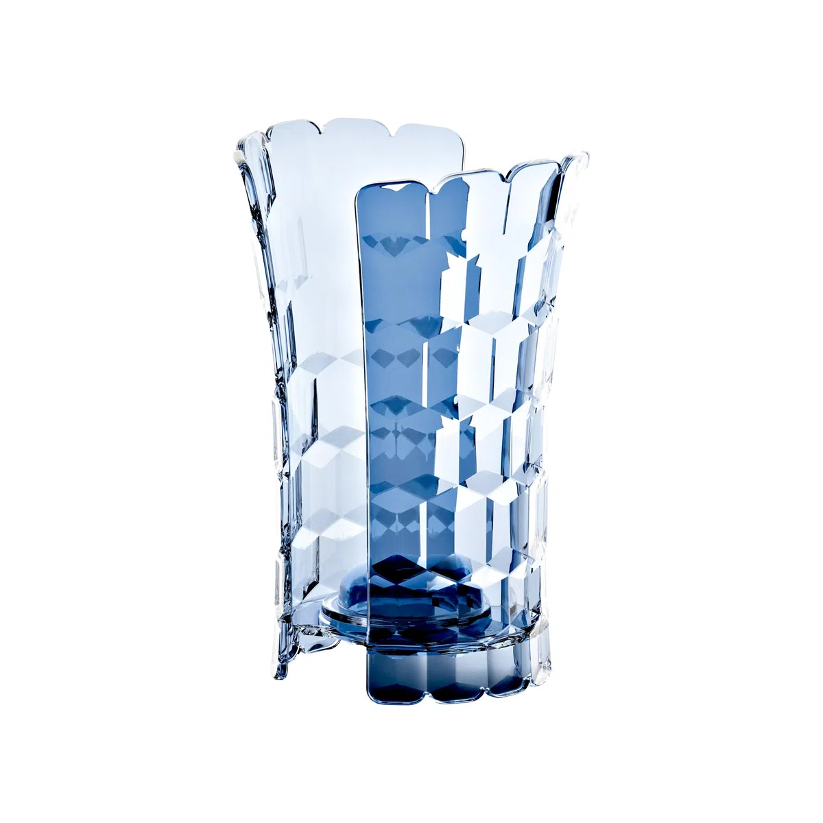 Guzzini - Vanity, portabicchiere universale, Blu denim, in Bio-based SAN e Bio-based SMMA - ACQUA