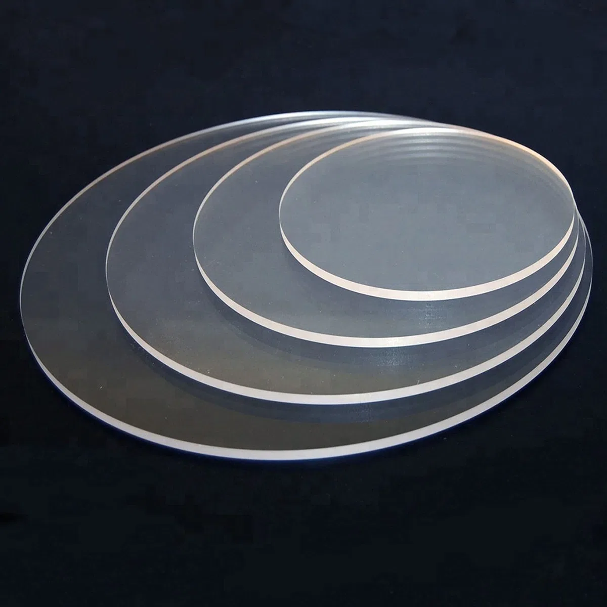 Disco in PMMA CRYLUX COLATO trasparente Dischi 10mm, 1cm Taglio Laser Tondo cerchio rotondo varie misure da 5cm a 90cm diametro (DIAMETRO 35cm)