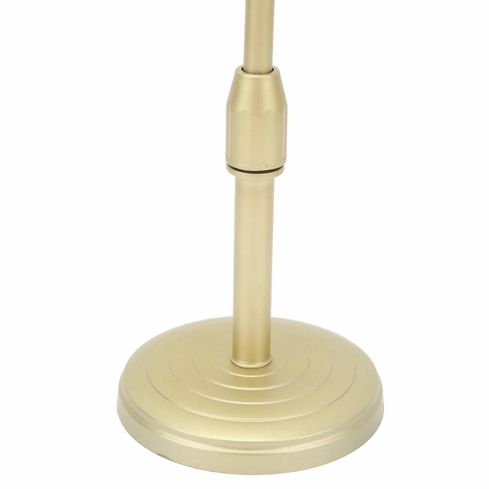 Accessori per microfono da scrivania retrò, accessori di scena per cosplay, decorazione per feste, rotolo per costume, leggero, con microfono finto in plastica, per cosplay, (GOLD)