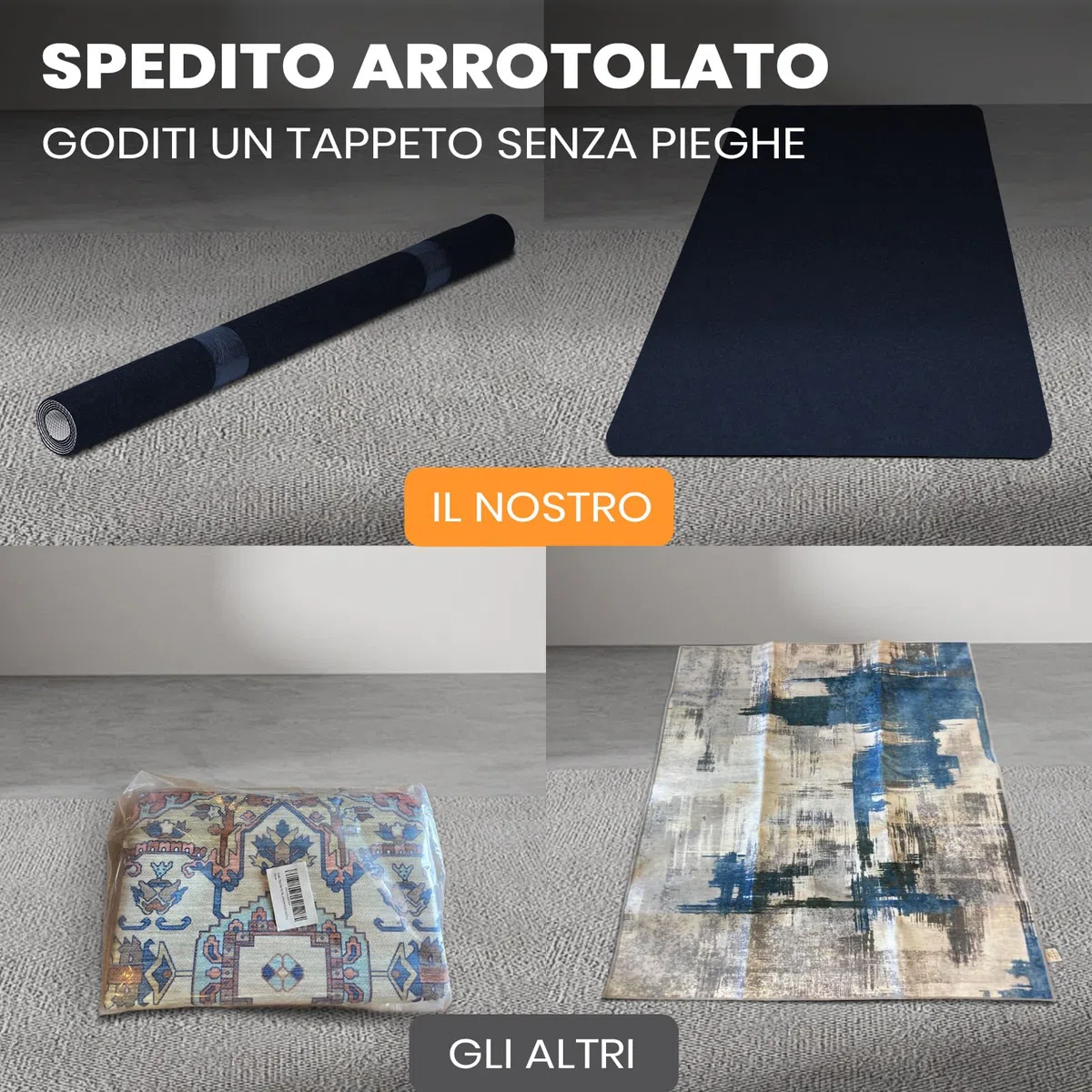 COSYLAND Tappeto Sedia Ufficio antiscivolo e silenzioso - Tappeto per Sedia con Ruote resistente ai graffi e facile da arrotolare (Blu Reale)