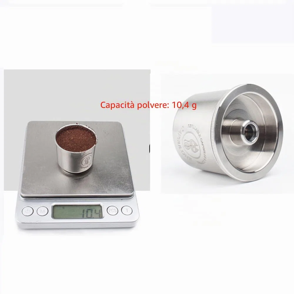 Capsule di caffè riutilizzabili in acciaio inossidabile per caffettiera Illy (acciaio inossidabile)