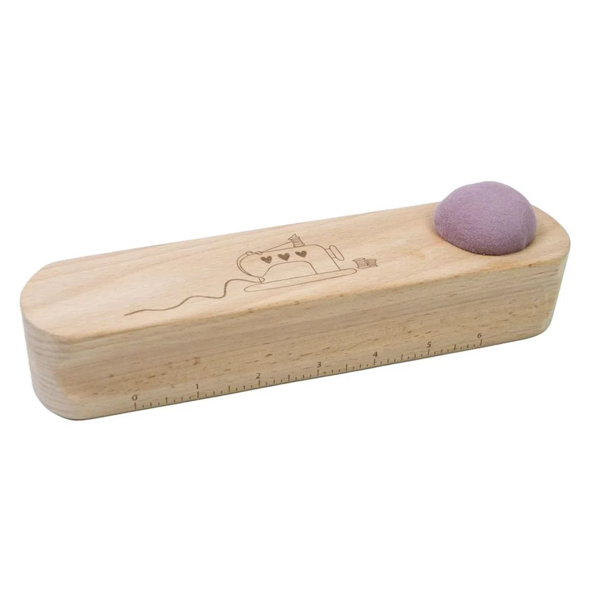 Strumento per la pressatura delle cuciture in legno di faggio artigianale, realizzato con maestria artigianale per cuciture perfette e facile da