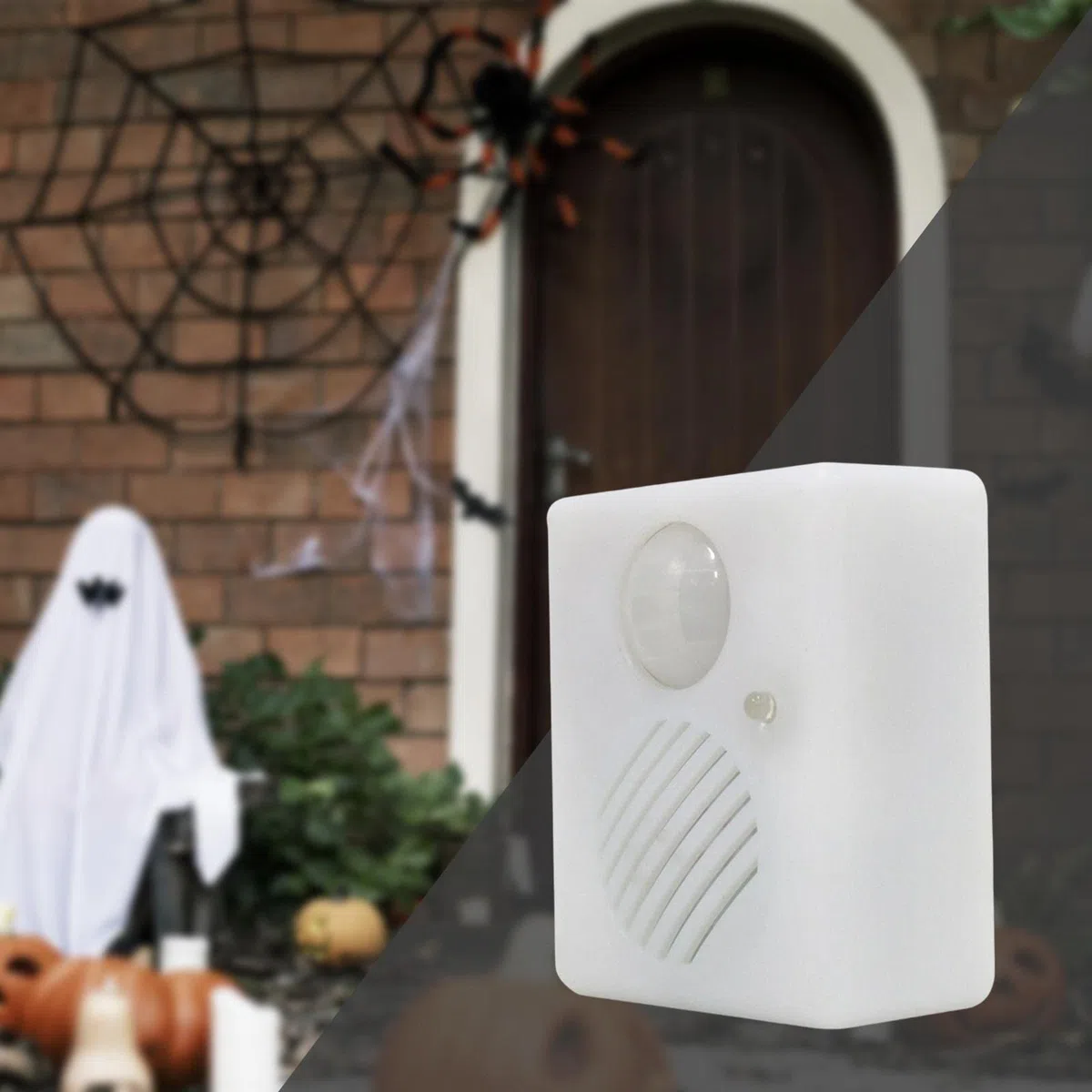 Halloween Scream Speaker Sound Machine con attivazione vocale e sensore a infrarossi per oggetti di scena e decorazioni per feste a tema