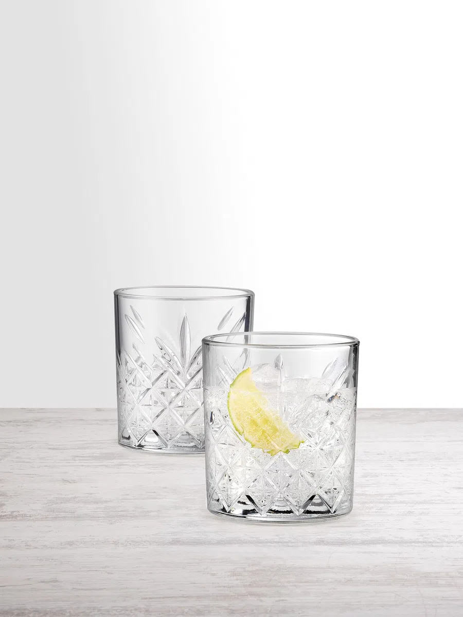 Pasabahce Timeless Confezione 4 Bicchieri Acqua 34,5 cl, Vetro, Trasparente, 8.5x8.5x9.5 cm