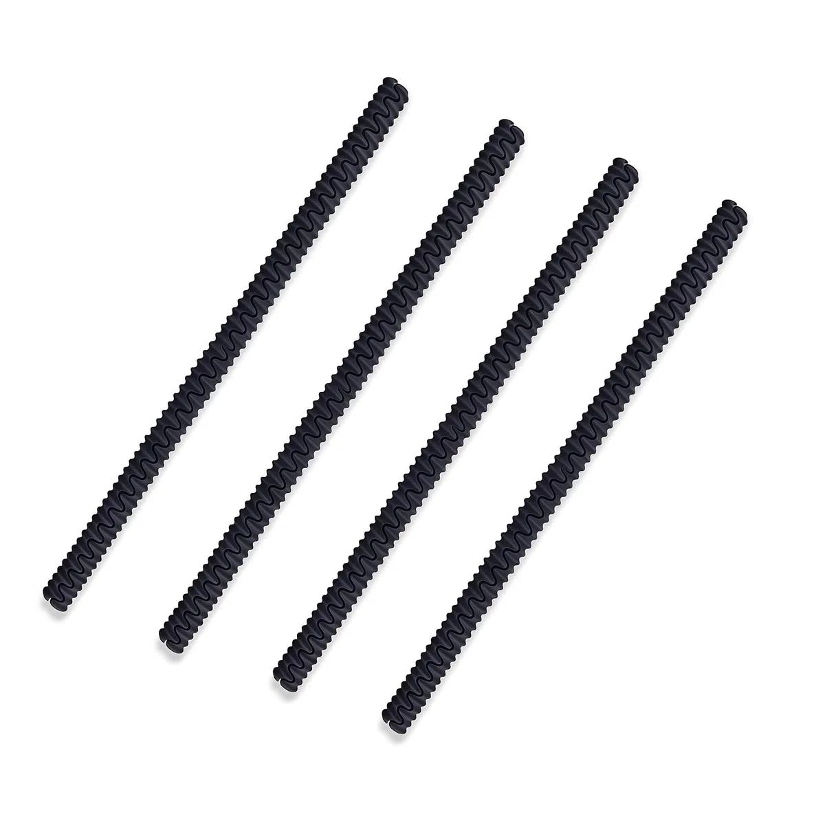 4 protezioni in silicone per griglia del forno, resistenti al calore, coperture per staffe di sicurezza per forno interno, protezioni per bordi di cottura per proteggere dalle ustioni (nero)