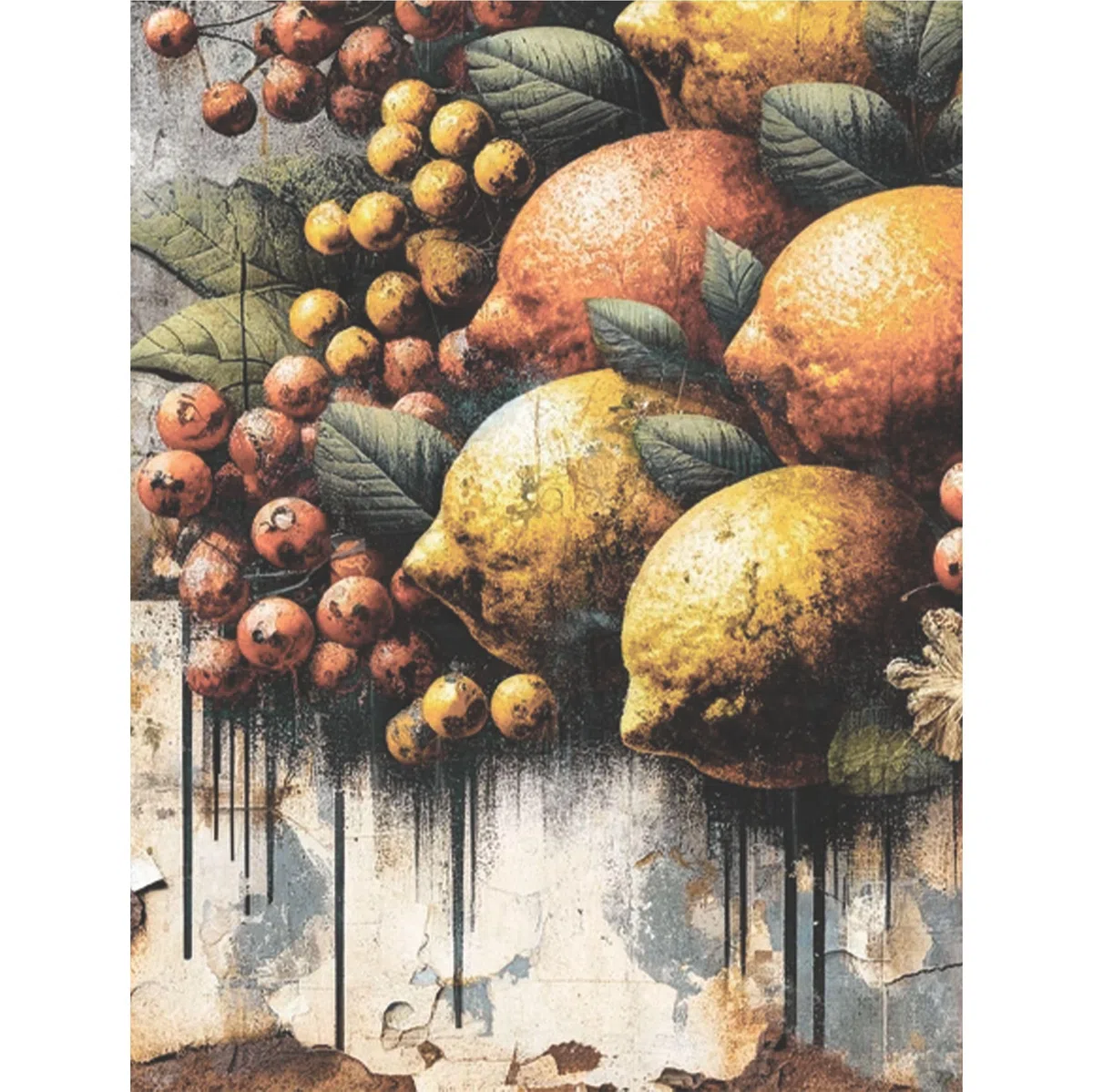 Carta di Riso frutta mista, 20 x 26,6cm (6 pezzi) - 6 disegni per scrapbooking, cartoline, artigianato, decoupage da CRAFT KREATIVELY