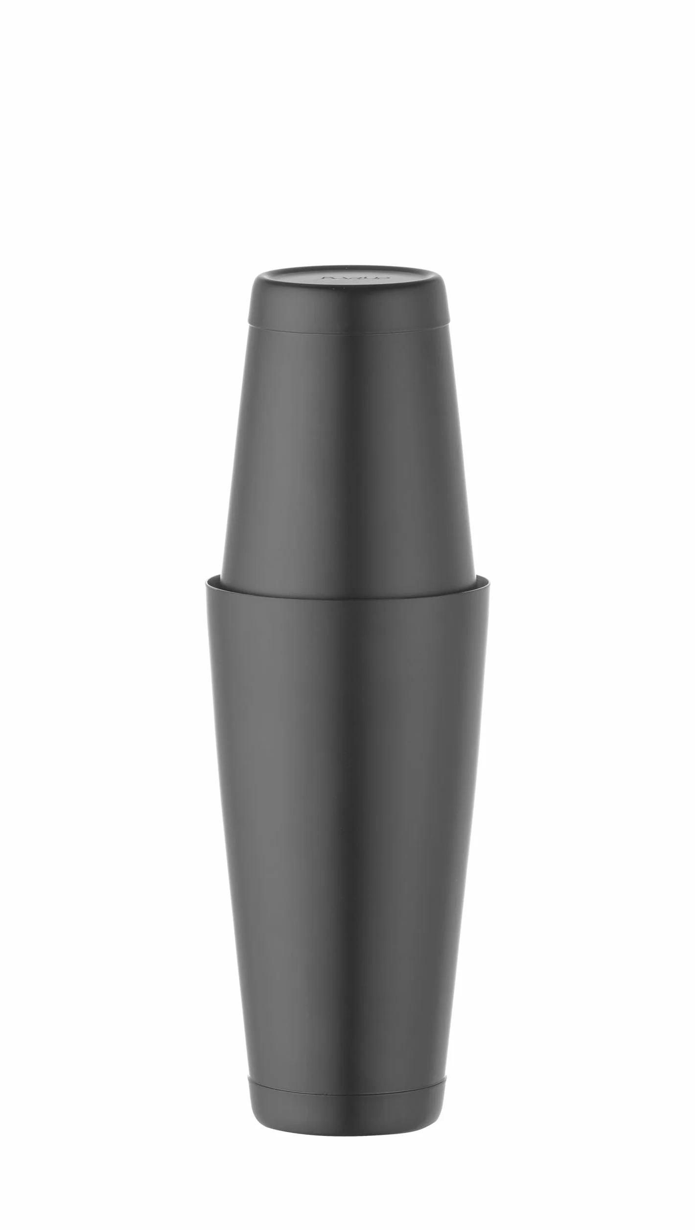 HENDI Cocktail Shaker, BarUp, agitatore Boston Tin-on-Tin, uso universale, 2 bicchieri di metallo ponderati: 600ml, ø90x(H)140mm e 800ml, ø92x(H)174mm, inox, nero