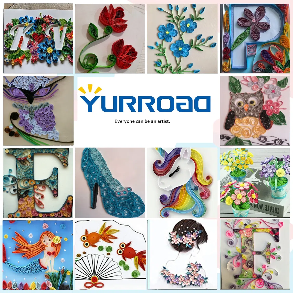 Strumento Per Quilling Tavola Quilling Board Con Perni Strumenti Quilling di Carta per Paper Quilling Strisce
