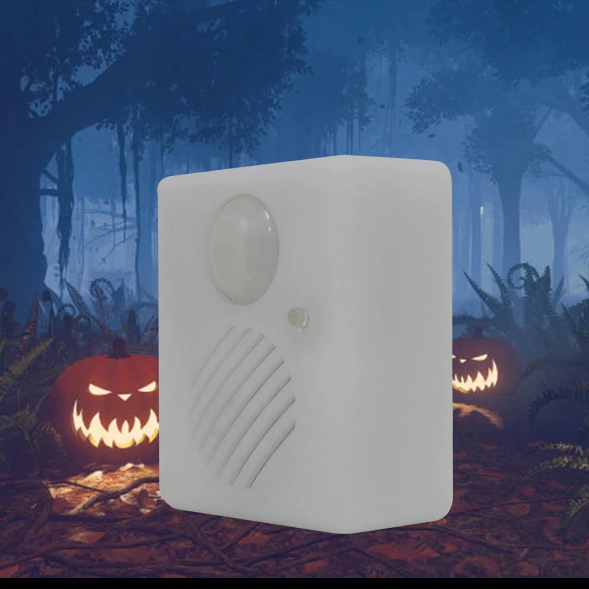 Halloween Scream Speaker Sound Machine con attivazione vocale e sensore a infrarossi per oggetti di scena e decorazioni per feste a tema