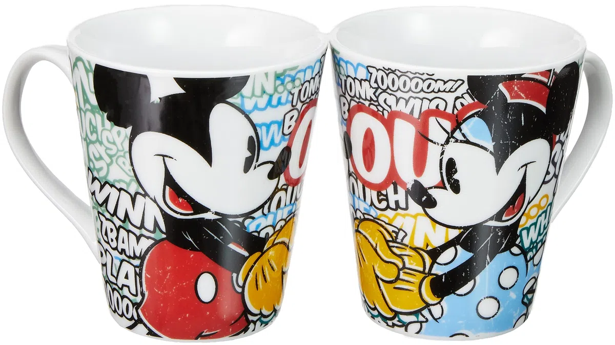 Disney WMSET/5 Mickey Mouse Set 2 Tazze e 2 Tazzine