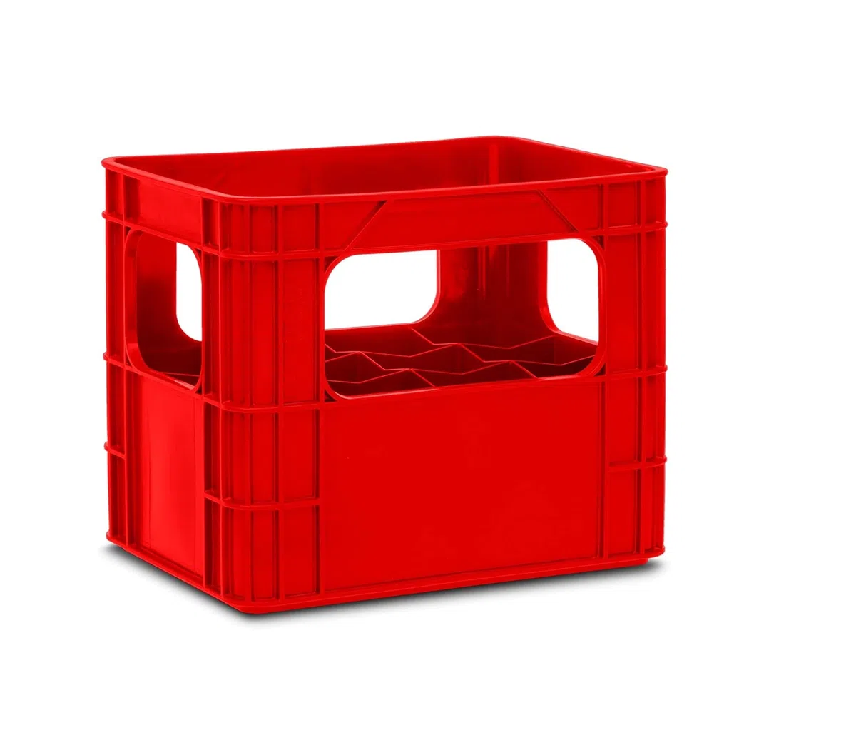 Cassetta portabottiglie12 posti robusto bottiglia da 1 litri acqua 40x30x32H cm