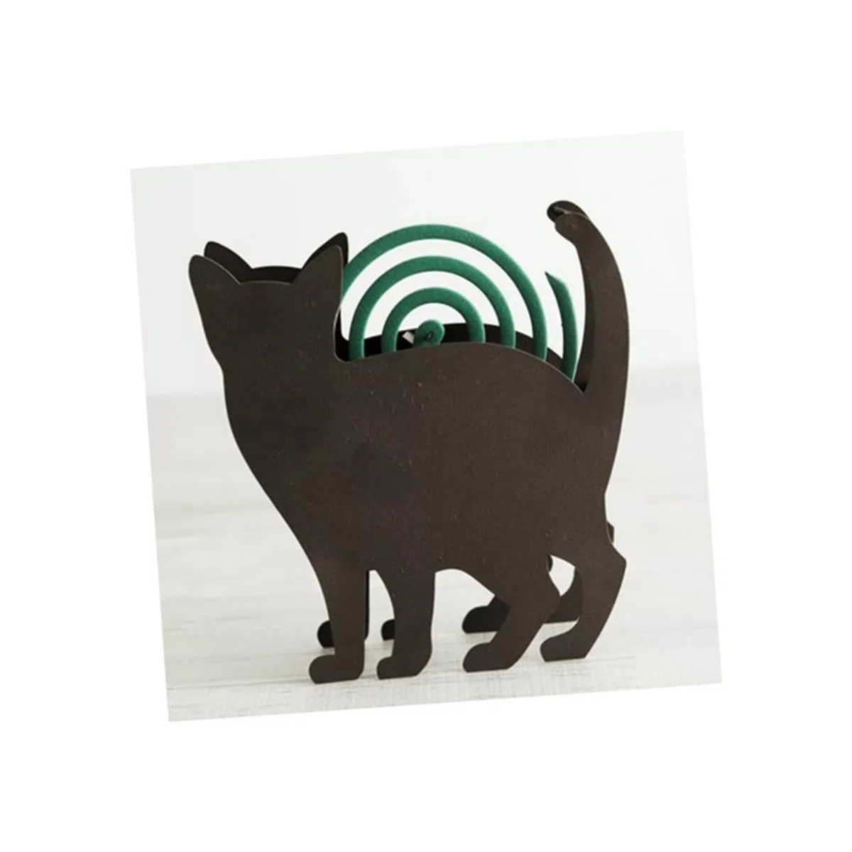 - Porta spirali in ferro, a forma di gatto, decorazione per scrivania, tavola