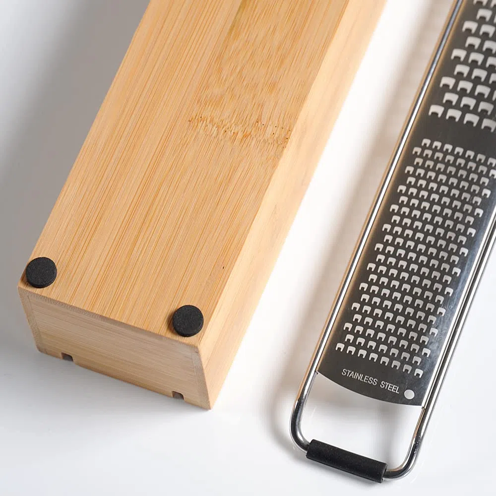 Kesper 58060 Grattugia Parmigiano con Contenitore, bambù