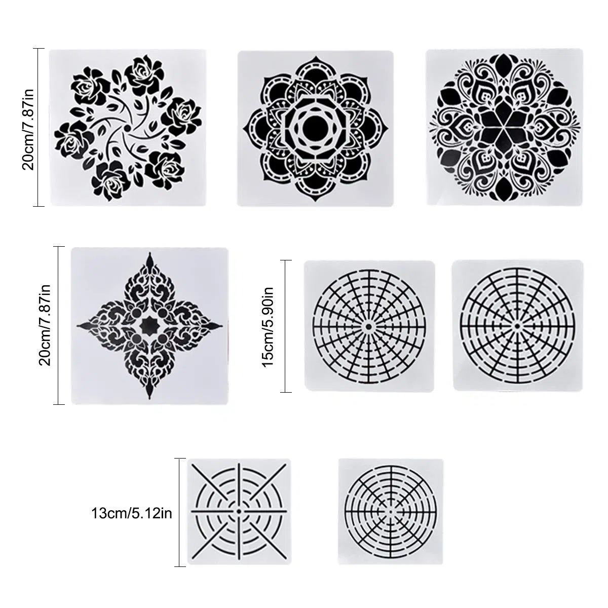 Set di 30 attrezzi per mandala – Dotting stencil e strumenti per pennelli acrilici, pittura a pois, pittura fai da te, nail art, artigianato e disegno