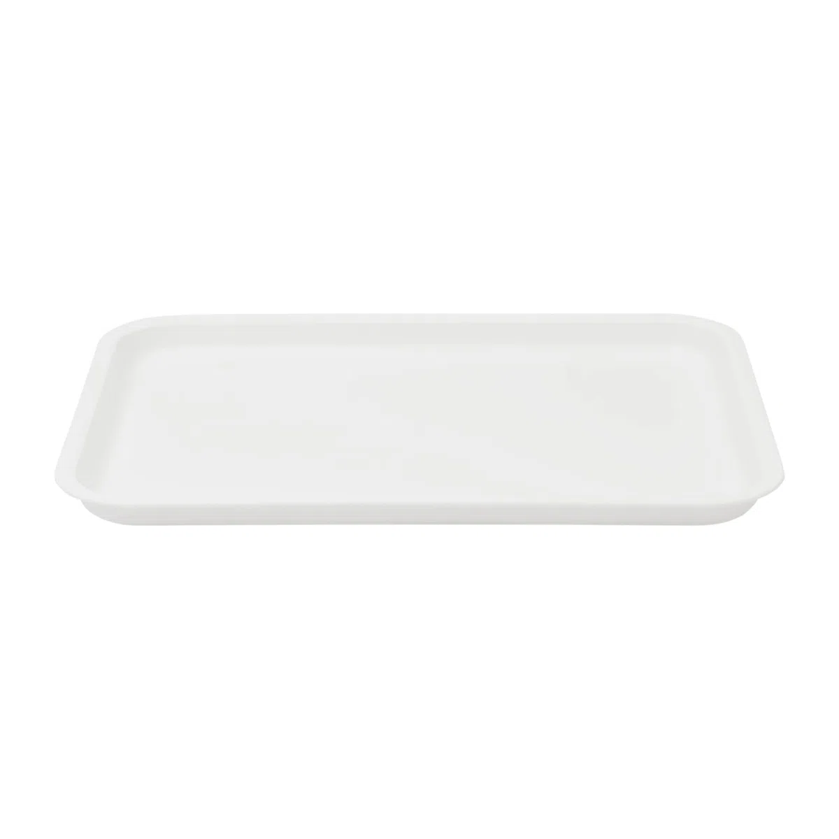 24 vassoi, vassoi da servizio, impilabili, per ristoranti veloci, mense, cucine, hotel, ristoranti, spuntini, 36 x 27 x 2 cm (bianco)