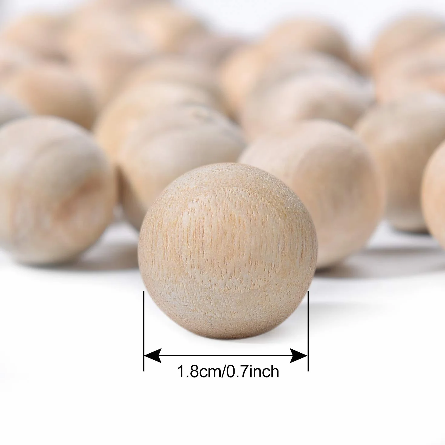 moinkerin 50 Pezzi Palline Antitarme Naturale in Legno di Cedro Repellente Contro Tarme per Casa Cassetti Scatole Armadi Previene la Formazione di Muffa Umido