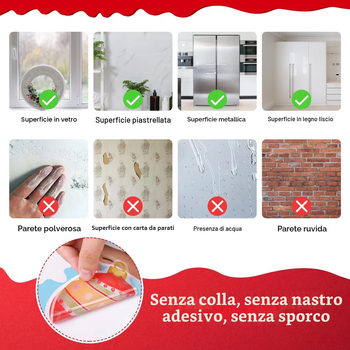 Edonkvi Adesivi Natalizi per Finestre 86 Pezzi, Vetrofanie Natalizie Grandi Decorazioni Natale Casa, Riutilizzabili Fiocchi di Neve Stickers Decalcomanie per Addobbi Vetrine Negozio Ufficio Porte